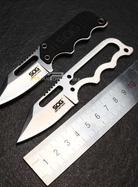 SOG索格NB1001/NB1002/SP02小直刀折刀颈刀随身EDC户外随身刀靴刀