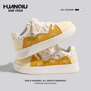 高颜值学生鞋 小众多巴胺少女板鞋 子2025春秋季 休闲鞋 新款 环球女鞋