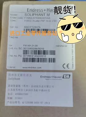 议价恩德斯豪斯音叉料位开关FTM50-ATD2A2A72AA