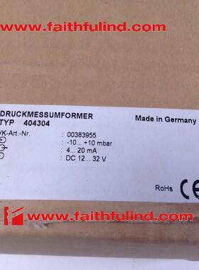 议价Jumo 00383955 久茂压力变送模块 404304