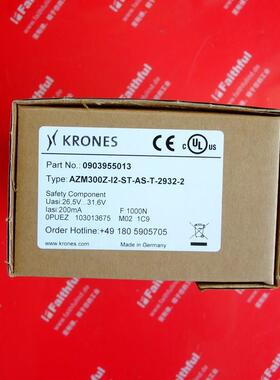 议价Krones 0903955013 克朗斯安全开关 AZM300Z-I2-ST-AS-T-2932