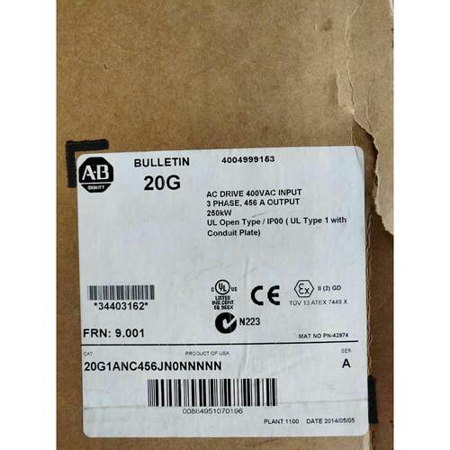 议价罗克韦尔 AB 变频器 20G1ANC456JN0NNNNN