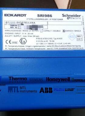 议价埃卡特ECKARDT阀门定位器SRI990-CIMS7EAA-Y