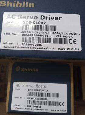 议价SME-L01030SDA/L02030SCB伺服驱动器SDE-010A2 020A2电机马达