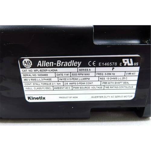 议价Allen Bradley MPL-B230P-VJ42AA Servo Motor 卡件