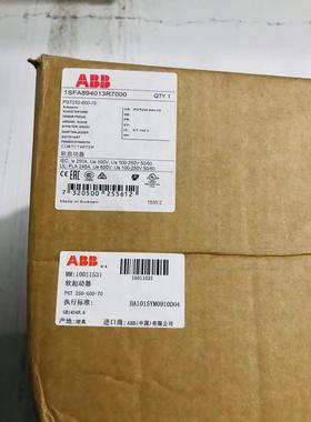 议价PST250-600-70 软启动器1SFA894013R7000