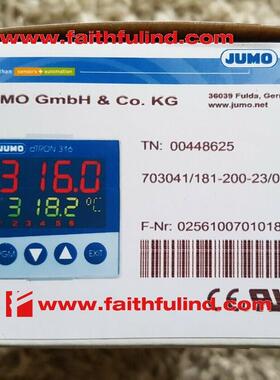 议价Jumo 00448625 久茂温控器 703041/181-200-23/000 dTRON 316