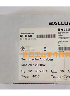 议价BALLUFFBAE00KH BAE SA-CS-025-YP-BP02电容传器