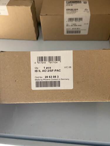 议价2863083 IB IL AO 2SF-PAC模块