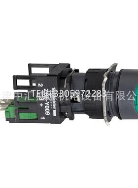 议价XB6AA自复位按钮XB6AA35B塑料圆形16mm绿色1开1闭按钮开关