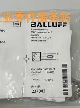 议价BALLUFFBOS01TP BOS 12M-PS-RD10-S4传器