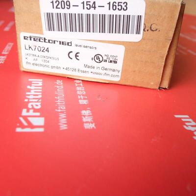议价 LK7024 易福门流量传器 LK0728A-A-00KQPKG/US