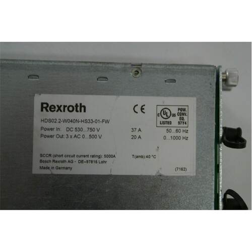 议价Indramat Servo Controller HDS02.2-W040N-HS33-01-FW