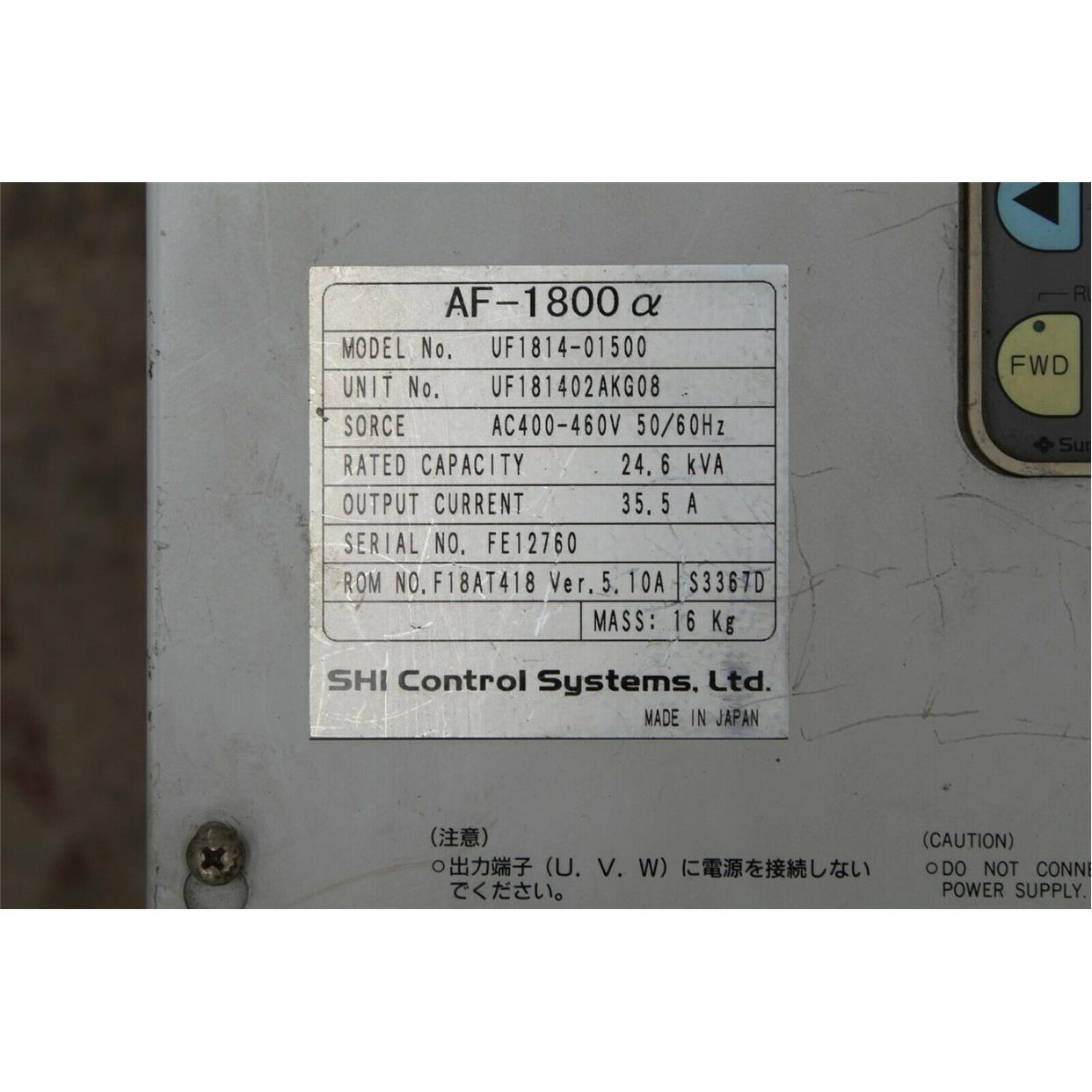 议价Sumitomo AF-1800α UF1814-01500 UF181402AKG08 备