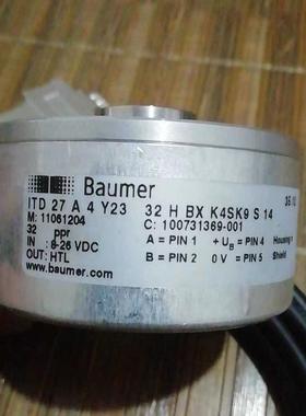 议价Baumer堡盟值编码器 ITD27A4Y23 32HBXK4SK9S14 11061204