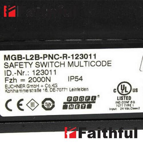 议价Euchner 123011 安士能安全开关 MGB-L2B-PNC-R-123011