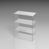 亚克力展示柜高达全透明玩具手办公仔动漫模型精品珠宝展柜陈列柜