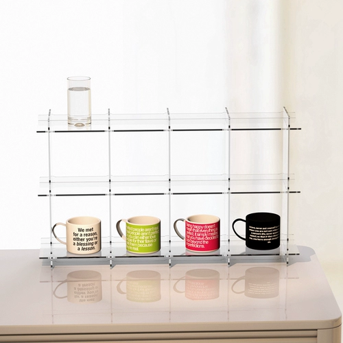 Брендовая акриловая универсальная система хранения, кухонная утварь, косметический аксессуар, духи со стаканом, комплект