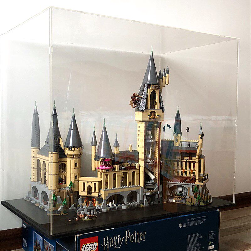 乐高71043哈利波特霍格沃茨城堡专用亚克力展示盒lego防尘罩