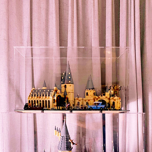 乐高展柜75953+75954展示盒哈利波特霍格沃茨城门与打人柳透明