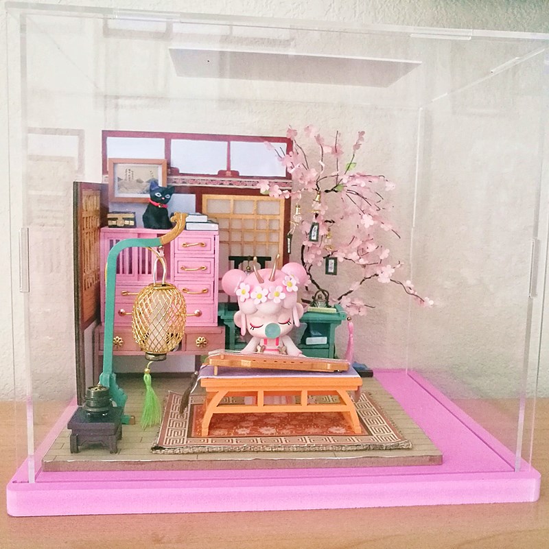 展示盒手工防尘罩收纳柜