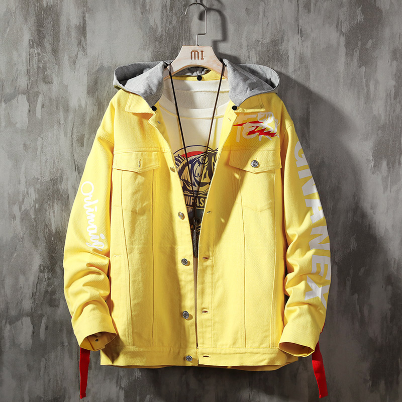 2020新品夾克潮流秋季青少年連帽休閒外套男生