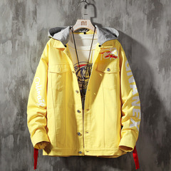 2020新品夾克潮流秋季青少年連帽休閒外套男生