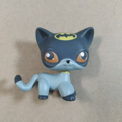 LPS Q版宠物 pet微型可爱的小朋友玩具 蝙蝠侠猫 玩具