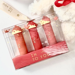 送礼优选INTO YOU女主角心愿唇泥哑光丝绒唇釉送女友财神帽礼盒