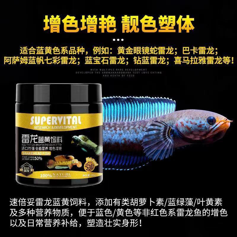 雷龙鱼专用增色增体鱼食