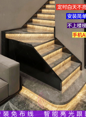 踏步灯2026新款感应灯免布线网红楼梯灯别墅自建房楼梯家灯带