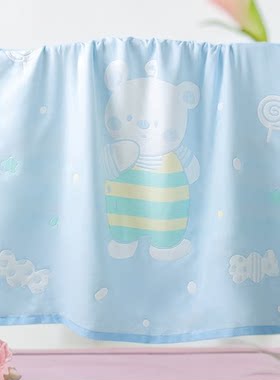 熙佑贝比新生儿纯棉纱布浴巾