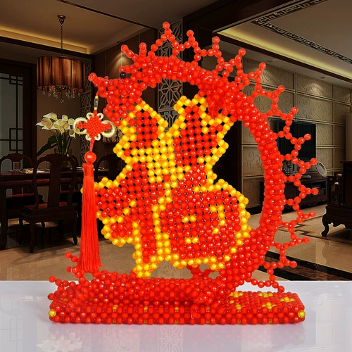 Набор материалов ручной работы с бусинами, плетеные бусины для гостиной, креативный декор, DIY