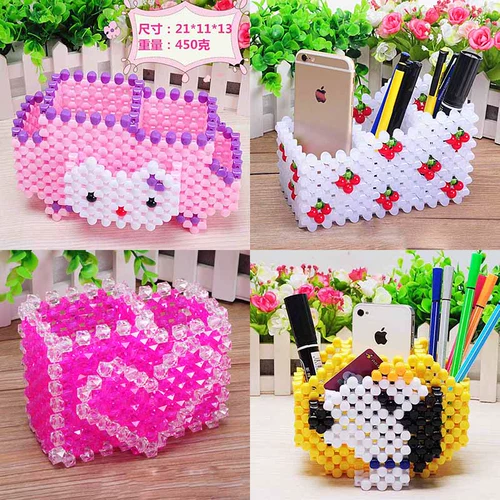 Nuby, браслет из бисера ручной работы, держатель для ручек, набор материалов, барсетка с бусинами, DIY