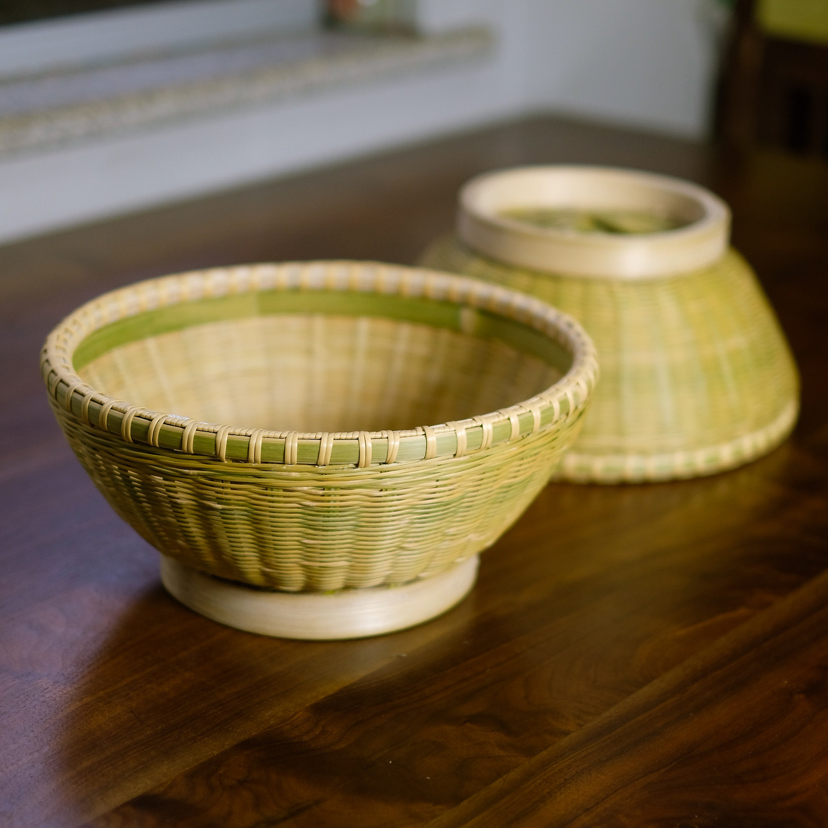 高品质纯手工竹青竹编收纳筐 馒头包子洗菜水果竹编筐饭篮筐定制,特色手工艺,竹编/竹雕,淘宝优惠券,粉丝福利购,淘宝优惠卷