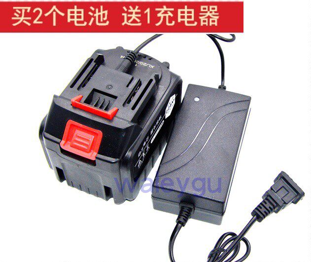 固特狼 骏威 普力快21v 24v黄油枪油枪电动打油泵 锂电池充电器