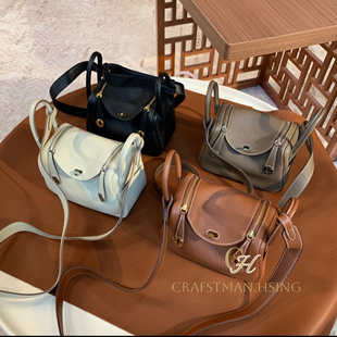 【匠者老邢】mini琳迪19cm法式蜡线手工包TC女单肩斜挎女包