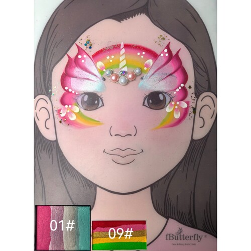 人体彩绘颜料画脸舞台妆