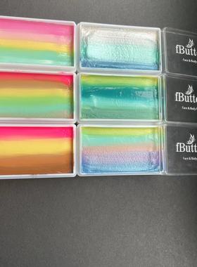 蝶妆水溶性人体彩绘颜料圣诞节儿童脸彩rainbow cakes face paint