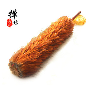 吴氏掸坊 鸡毛掸子 家用车用 中号/大号 公鸡背毛 柔软好用除尘掸