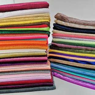 加密金丝绒布料面料婚庆舞台背景幕布加厚表演演出服装展台桌布