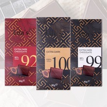 德国原装进口巧克力零食纯可可脂排块100 99 92 EDAS艾达黑巧盒装