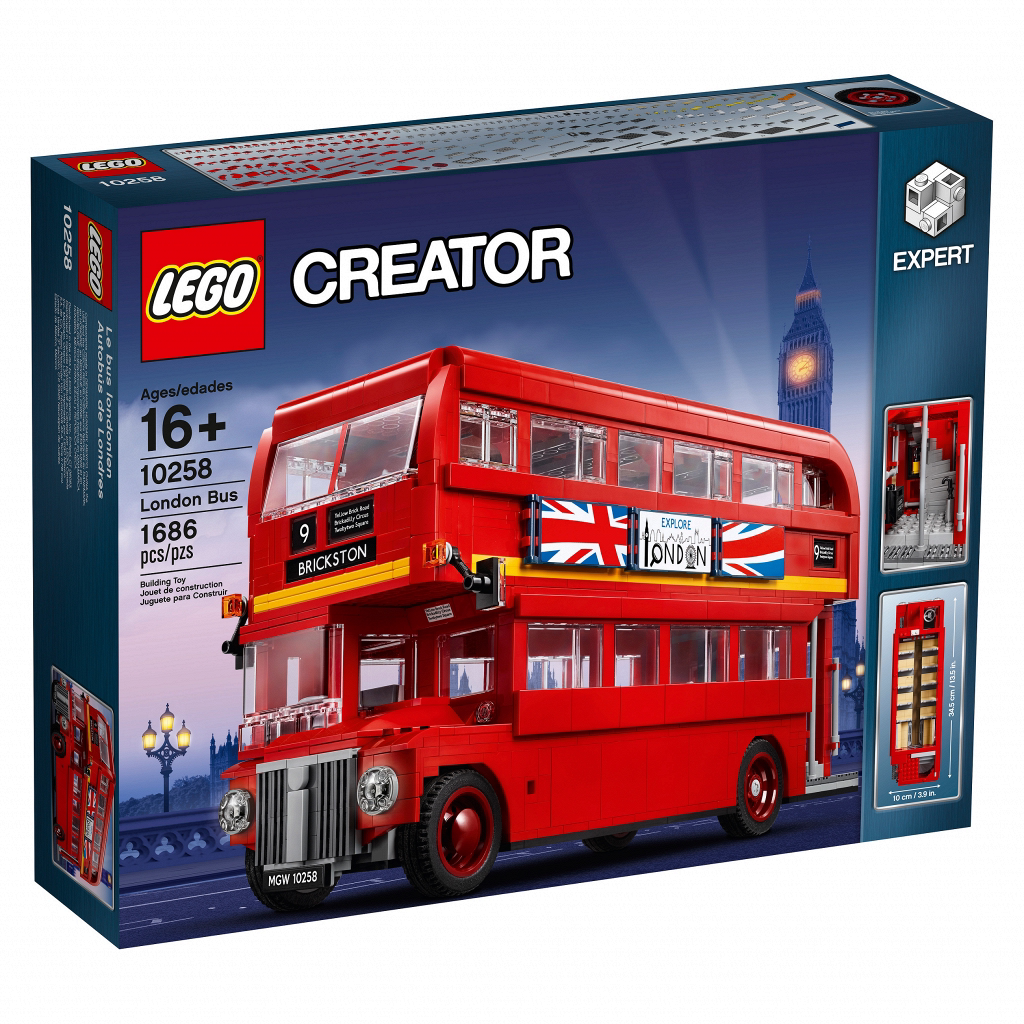 正品乐高 lego 10258 英国伦敦巴士 积木玩具 lego