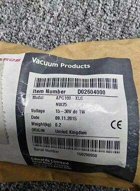 【工控数码】Edwards APG100-XLC NW25 D02604议价