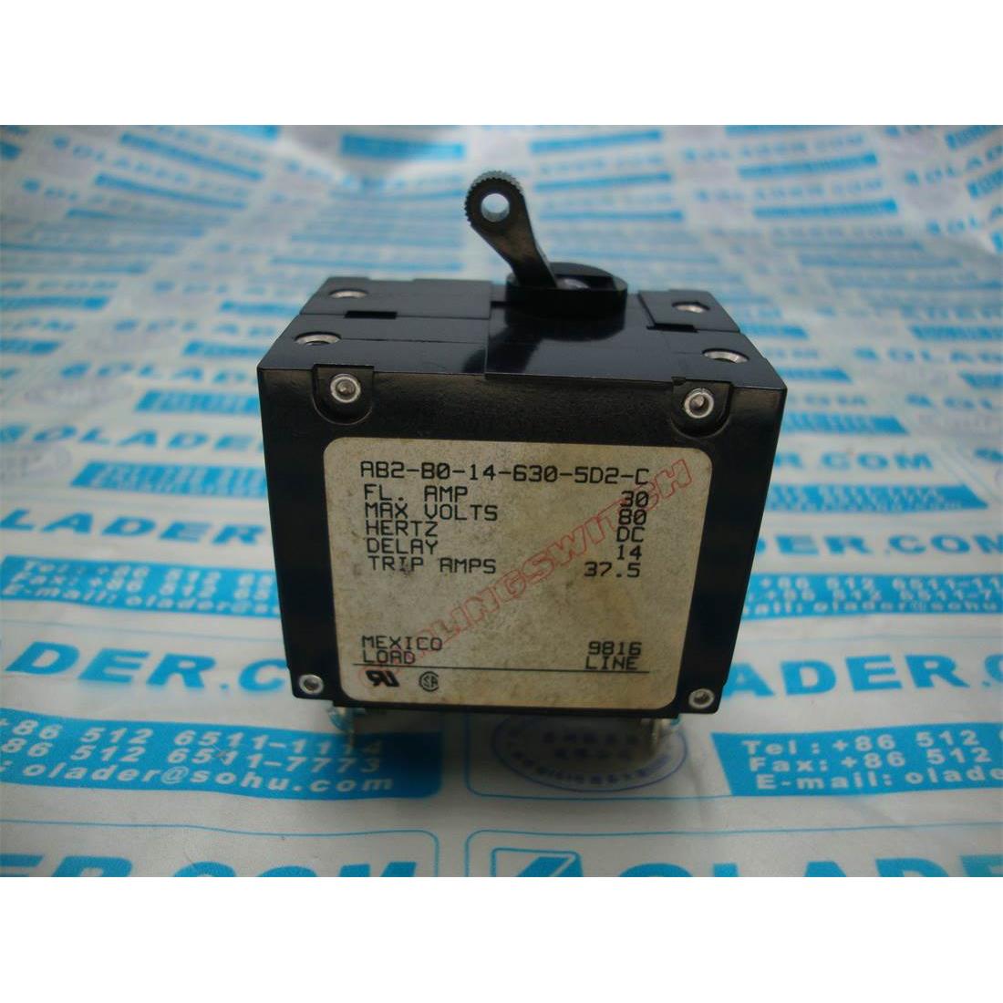 询价CARLING 电路保护 断路器AB2-B0-14-630-5D2-C 2P 30