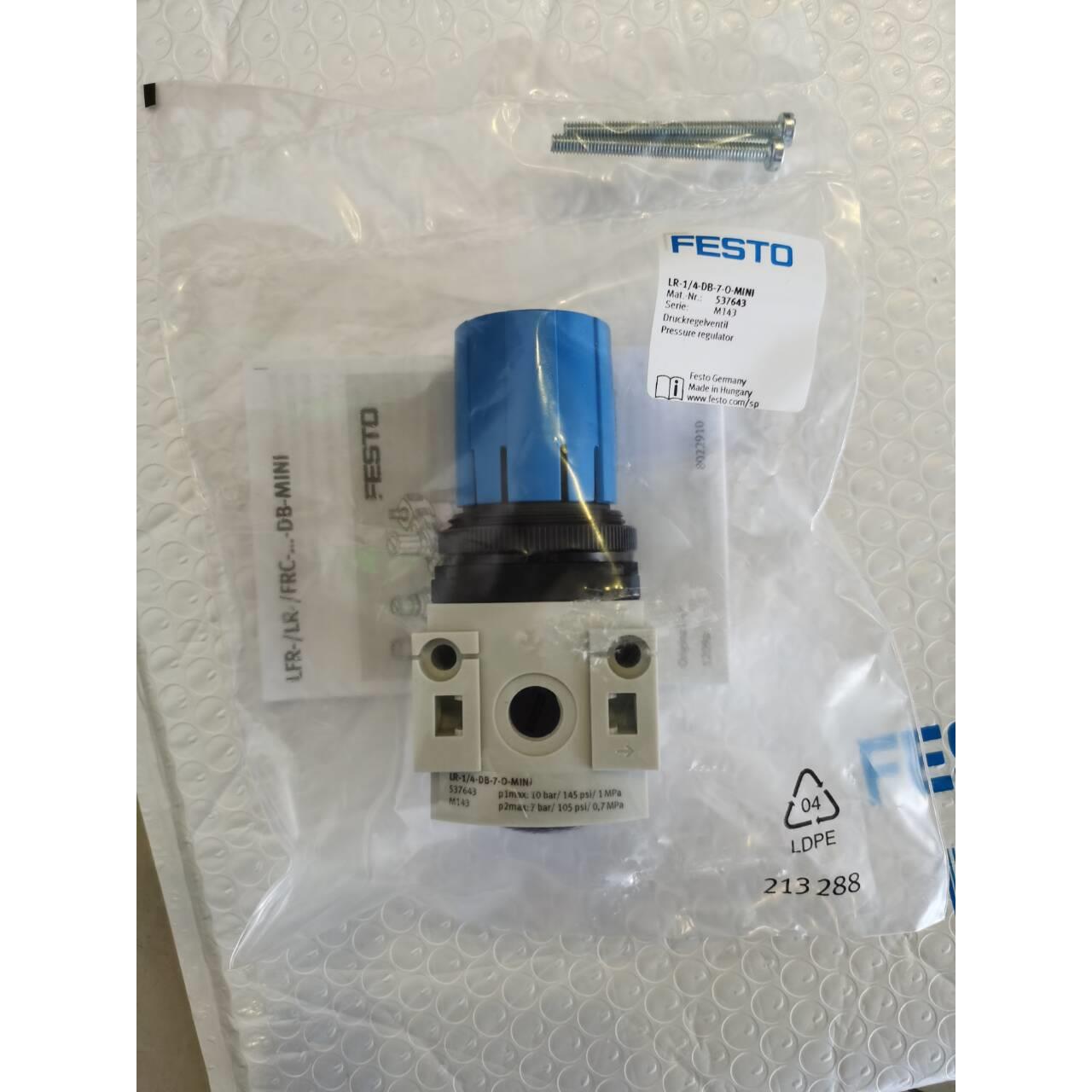 【工控数码】FESTO费斯托减压阀537643 LR-1/4-DB-7-O-MINI议价