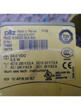 询价PNOZ X10 PNOZ 10 订货号 77470现977400 9货 拍前议价议价