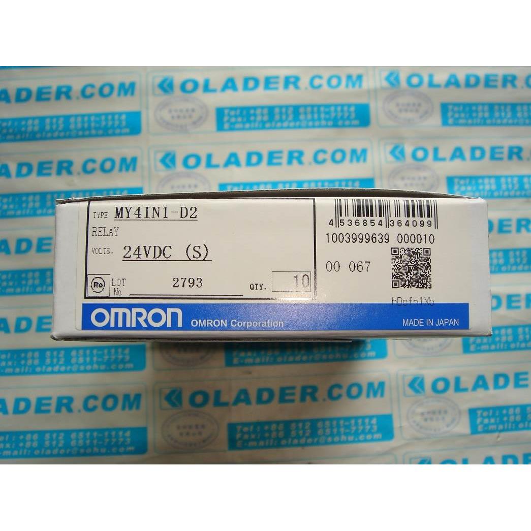 【工控数码】OMRON MY4IN1-D2 DC24V 日本欧姆龙继电器议价