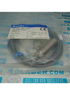 【工控数码】原装正品 BASTER巴斯特接近开关 BA-DD-83R-N18 N.O