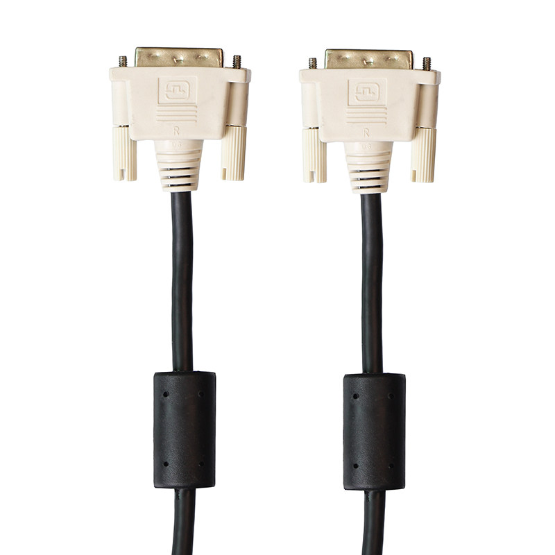 dvi-d 19芯接满 电脑主机显示器的dvi接口视频线公对公1.5米
